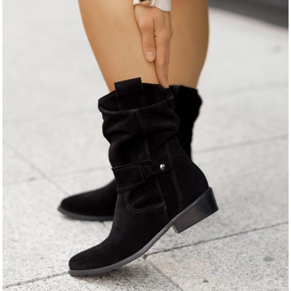 Botines con cremallera y soporte ortopédico para mujer – NAYARA