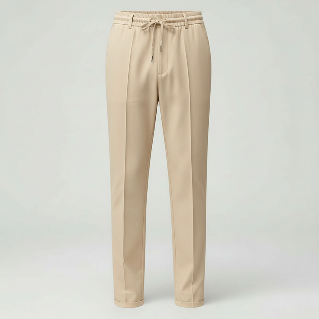 Bruce – Pantalón de vestir para hombre con cordón ajustable
