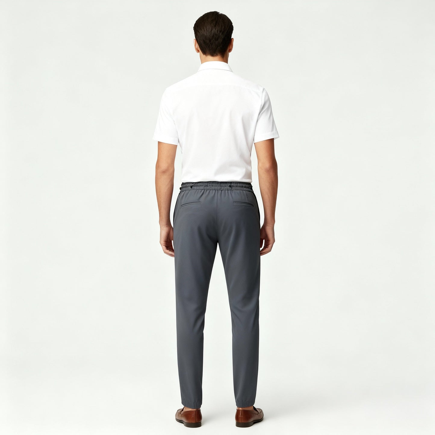 Bruce – Pantalón de vestir para hombre con cordón ajustable