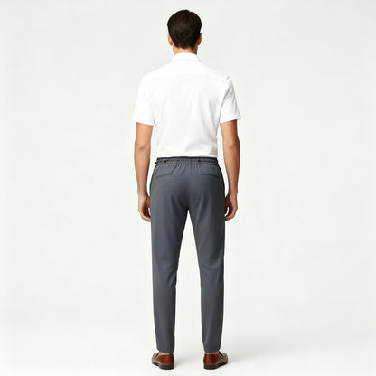 Bruce – Pantalón de vestir para hombre con cordón ajustable