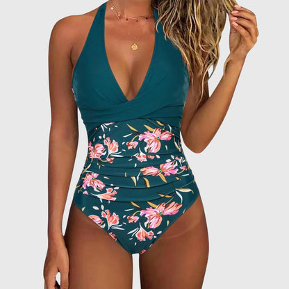 Trinity – Bikini de dos piezas con estampado tropical para mujer