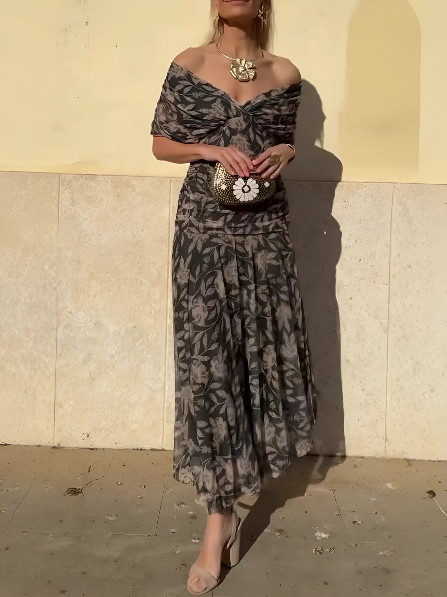 Amaranta – Vestido maxi elegante con caída fluida para mujer
