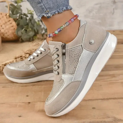 Zapatos elegantes con cremallera para mujer – Elorelle