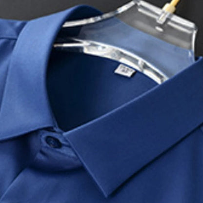 Montaigne – Camisa de vestir para hombre sin arrugas y sin plancha