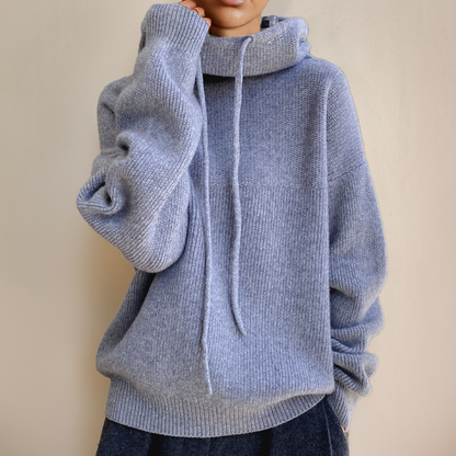 ALMA - Sudadera con capucha y mangas largas para mujer