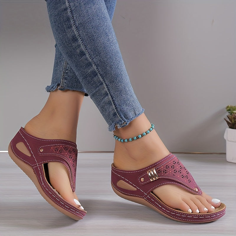 Sandalias de plataforma cómodas y elegantes con soporte ortopédico para mujer – ELYSIA