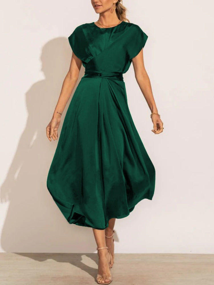 FELINE – Vestido de noche midi para mujer con diseño elegante