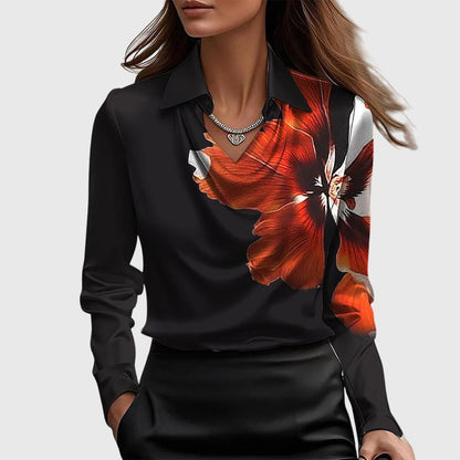 Brooklyn – Blusa elegante de corte fluido para mujer