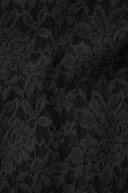 Celestina – Vestido largo de encaje con detalle semitransparente para mujer