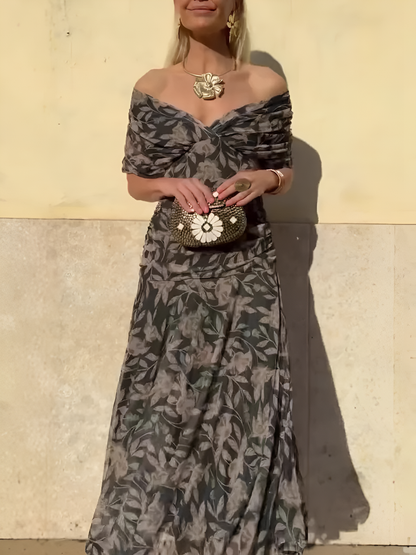 Amaranta – Vestido maxi elegante con caída fluida para mujer