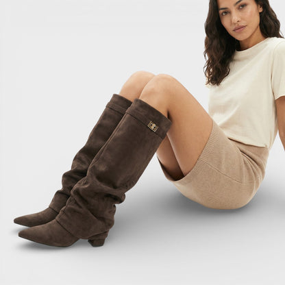 VICTORIA – Botas altas de mujer con puntera fina