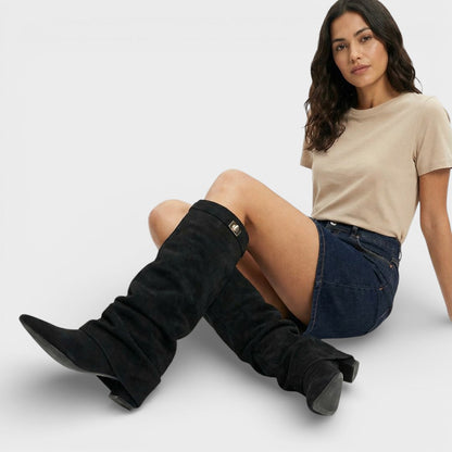 VICTORIA – Botas altas de mujer con puntera fina