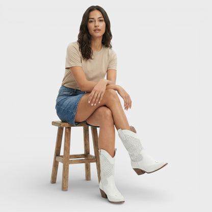 CARLA – Botas cowboy de mujer con cremallera lateral