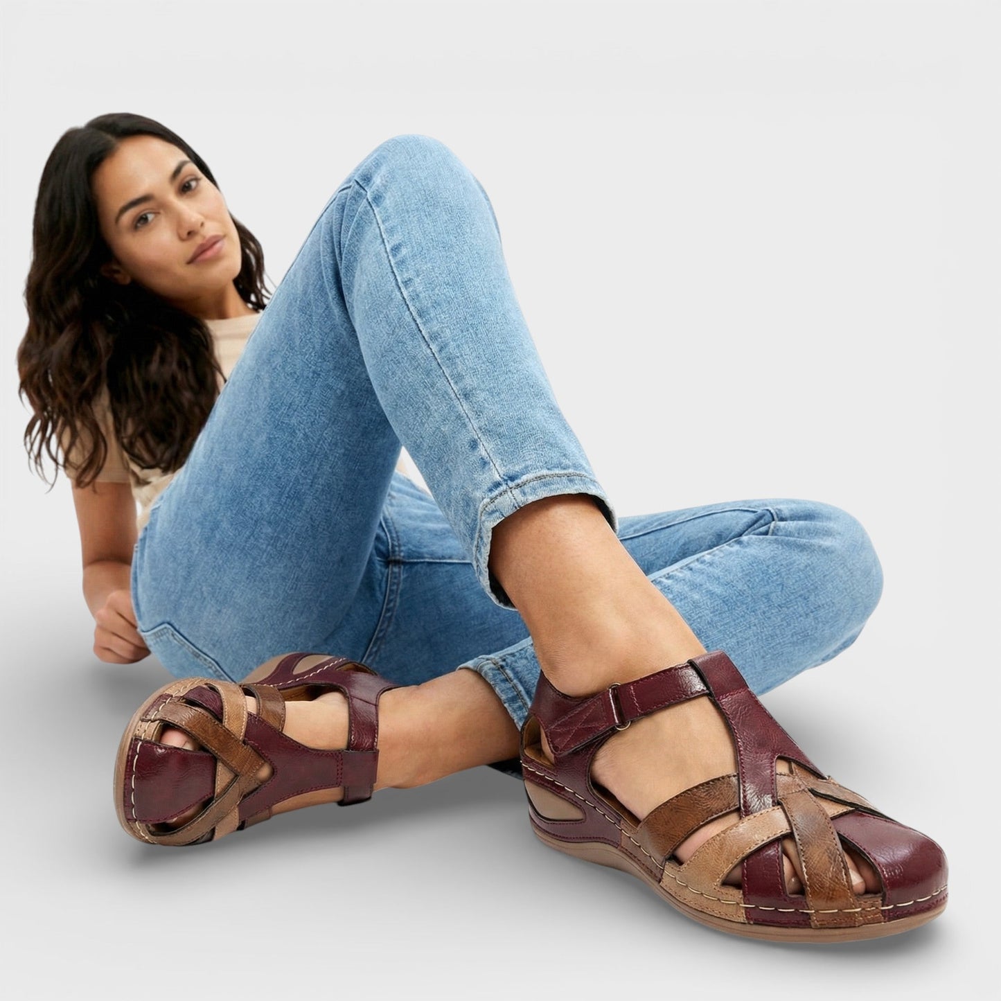 SOFÍA – Sandalias ortopédicas vintage para mujer