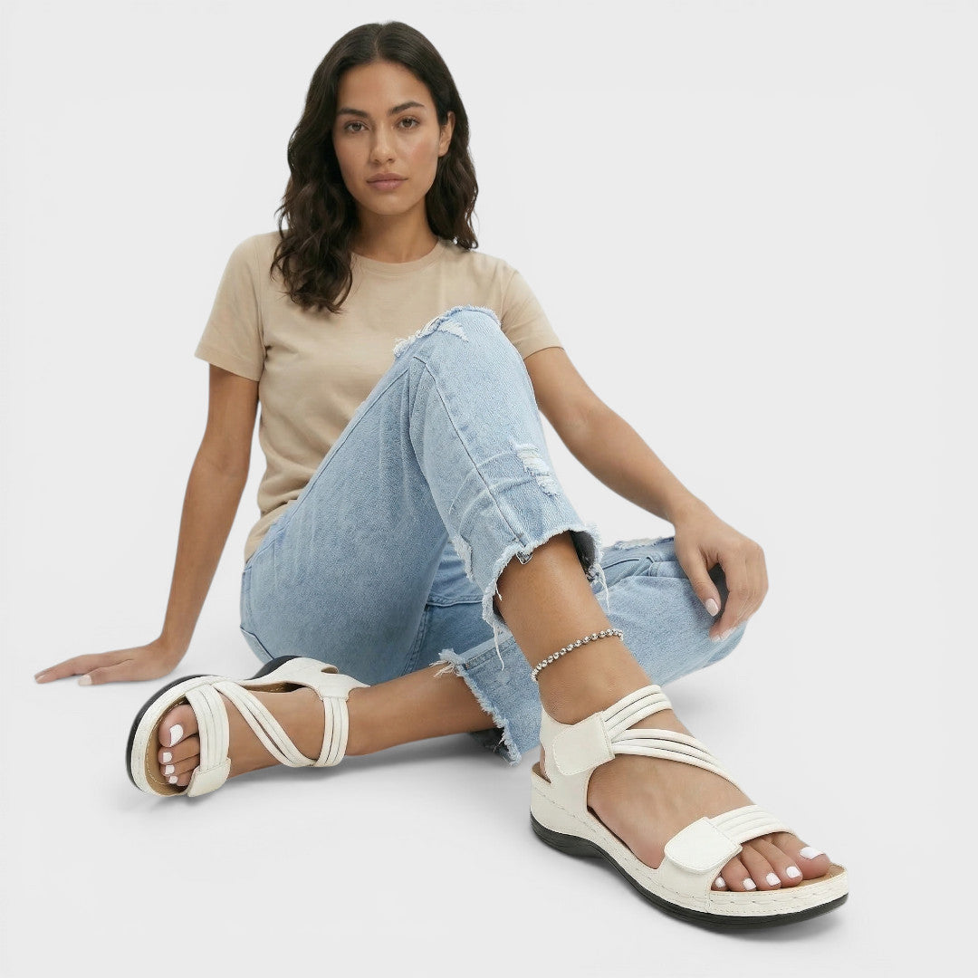 ALICIA – Sandalias de cuña con suela gruesa para mujer