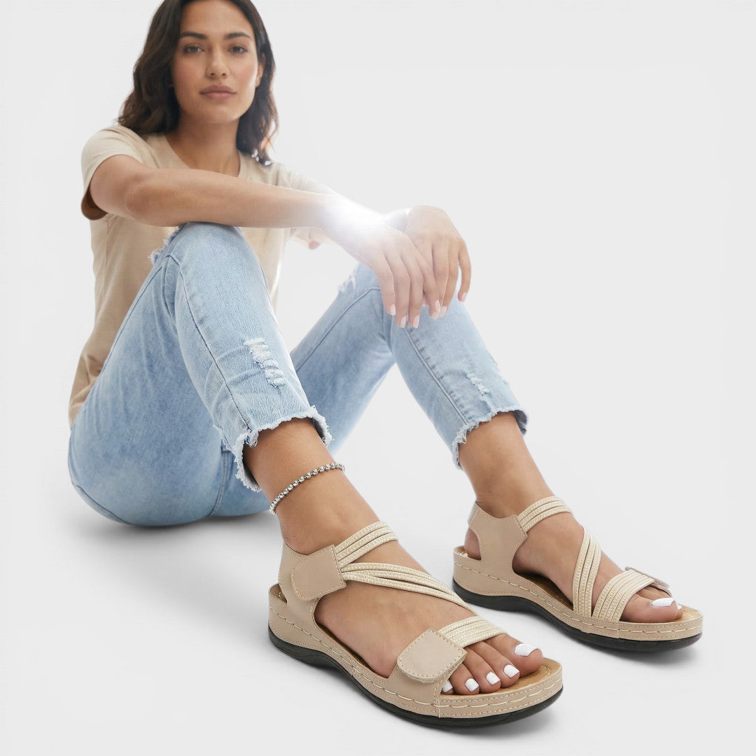 ALICIA – Sandalias de cuña con suela gruesa para mujer