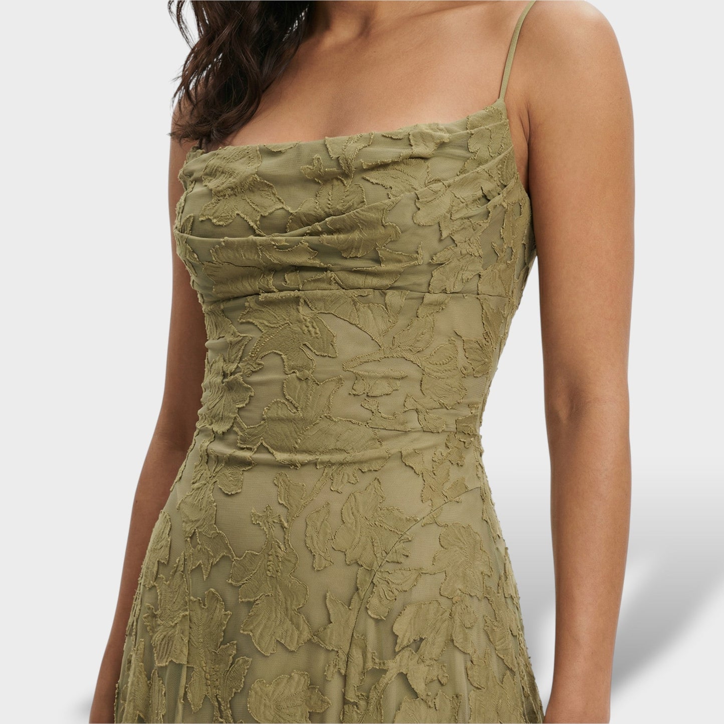 LUCÍA – Vestido largo de fiesta con estampado floral y espalda abierta