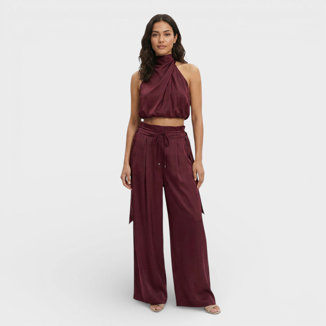 SOFÍA – Mono largo de mujer con pantalón ancho