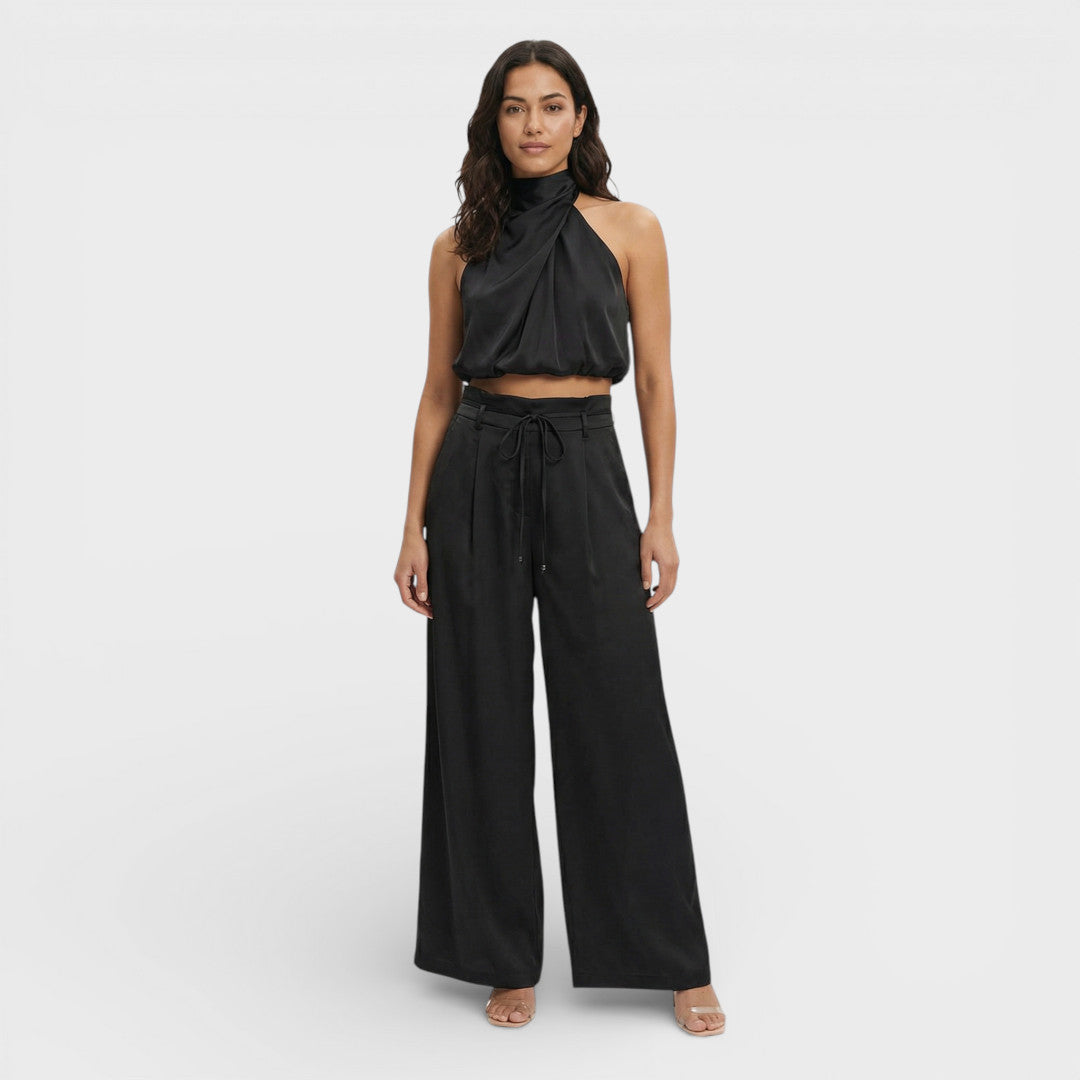 SOFÍA – Mono largo de mujer con pantalón ancho