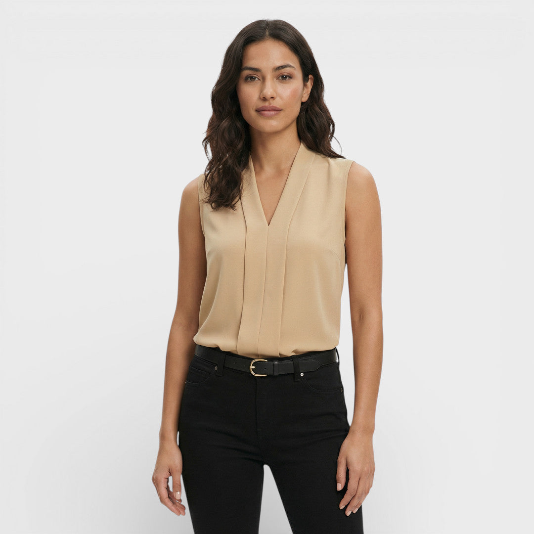 TERESA – Blusa sin mangas holgada para mujer