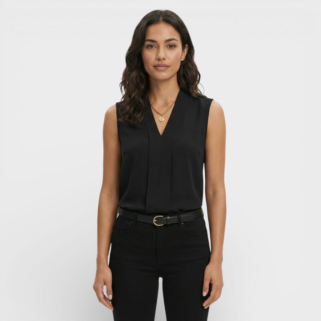 TERESA – Blusa sin mangas holgada para mujer