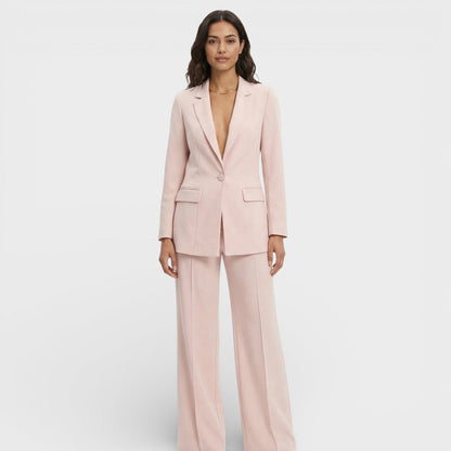 CLARA – Conjunto blazer y pantalón sastre elegante para invitada