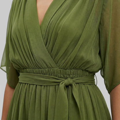 BEATRIZ – Vestido elegante de mujer con escote en pico