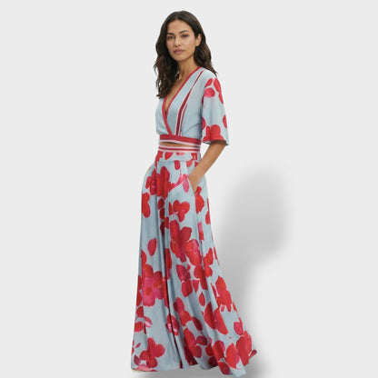 BEATRIZ – Vestido elegante de manga larga para invitada