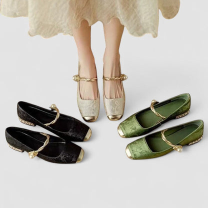 Chrystahh – Zapatos ortopédicos estilo Mary Jane para mujer
