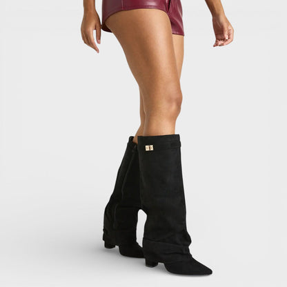 VICTORIA – Botas altas de mujer con puntera fina