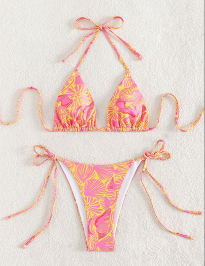 Marina – Bikini con detalle de lazo para mujer