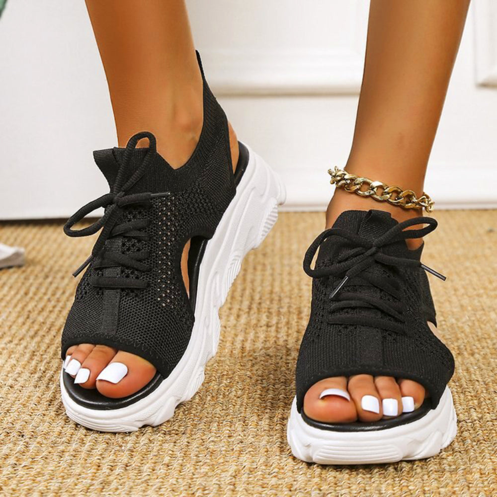 Sandalias ortopédicas de mujer con suela gruesa y soporte plantar – SOLANA