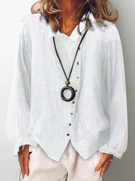 Camiseta de mujer de ajuste relajado con diseño minimalista – SURELLE