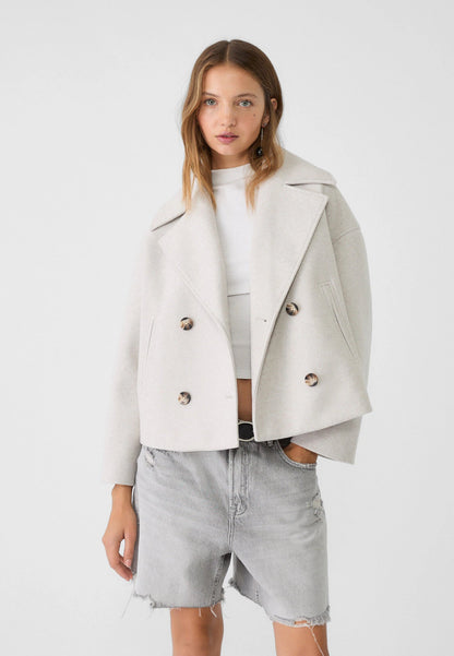 Chaqueta para mujer de invierno con doble botonadura - SARA