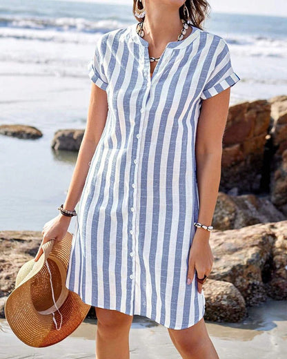 Oceana – Vestido de verano con escote en V para mujer