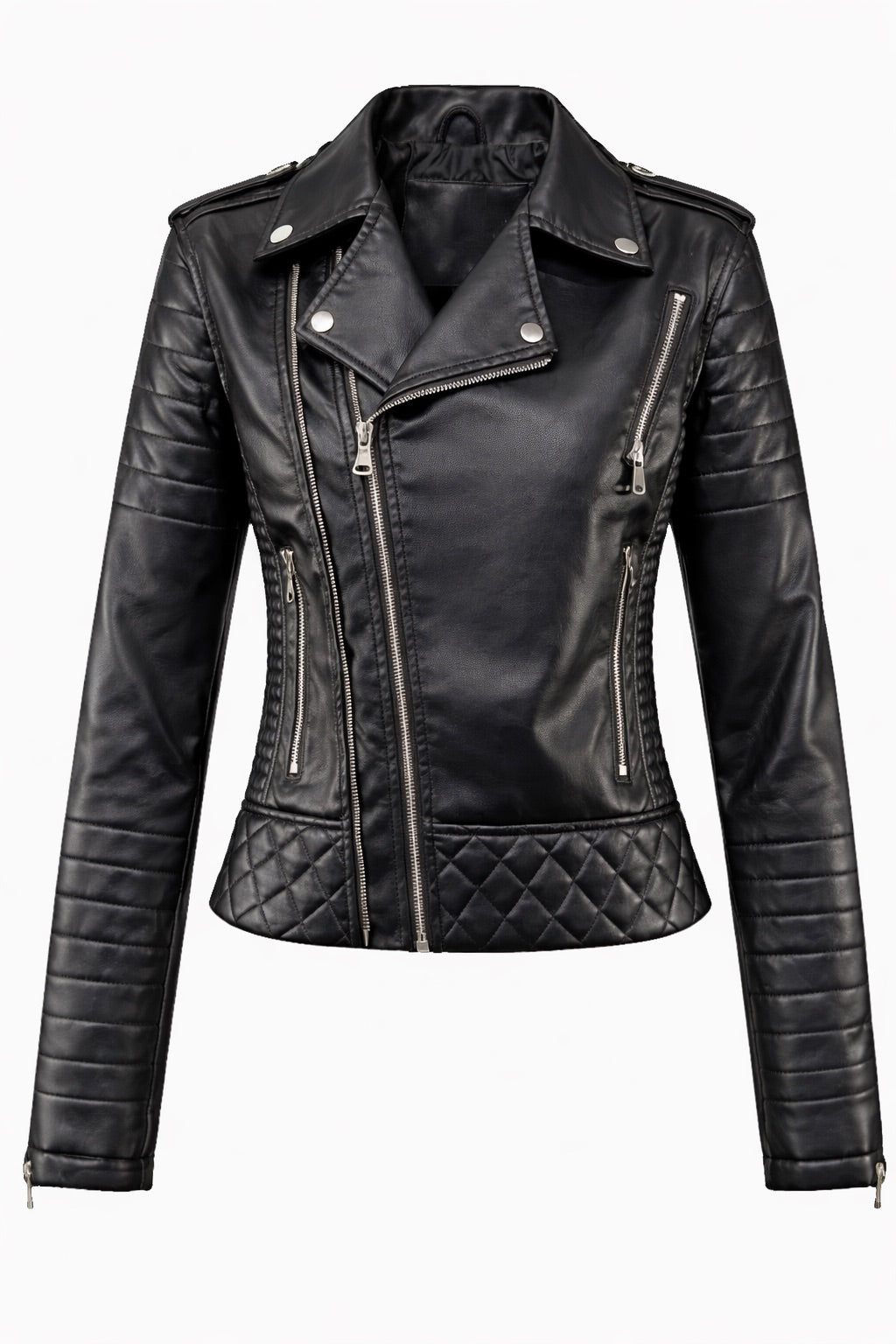 KRISTI - Chaqueta de moto de cuero para mujeres