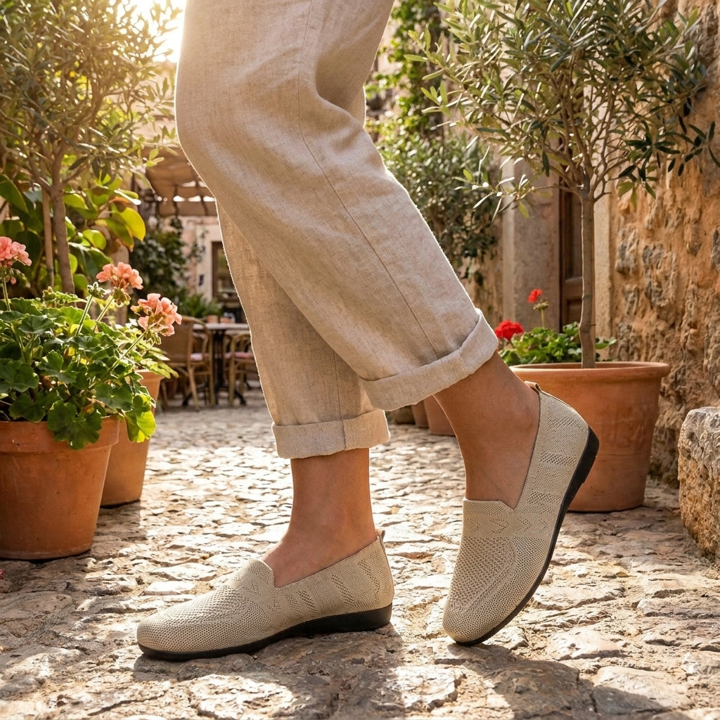 ALMA – Zapatos ortopédicos ligeros tipo slip-on para mujer
