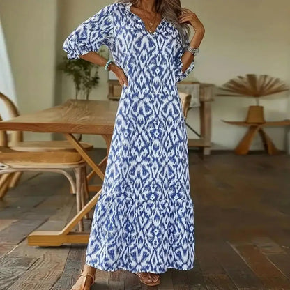 ZAYNAB – Vestido de verano para mujer con escote en V