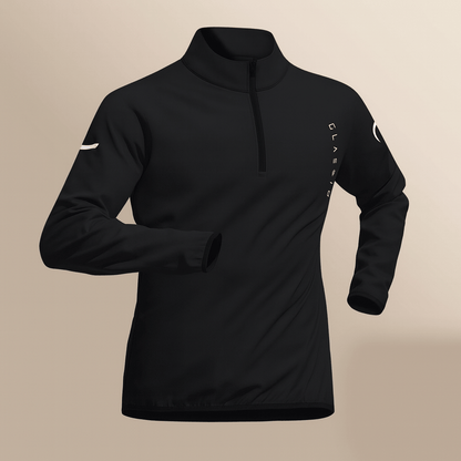 Maxwell – Conjunto activo de hombre con cremallera superior y manga larga