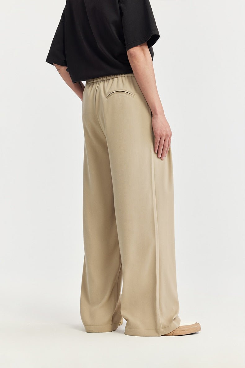 LUCAS – Pantalones anchos de lino para hombre con cintura ajustable