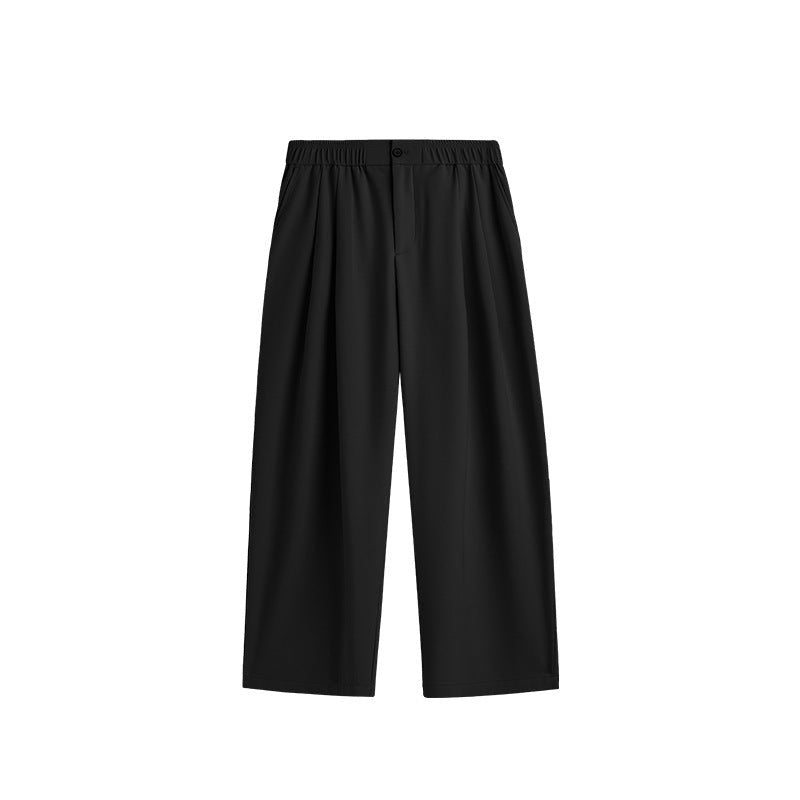 LUCAS – Pantalones anchos de lino para hombre con cintura ajustable