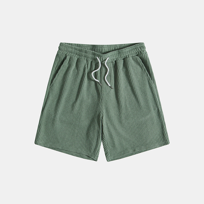 Kaelis – Conjunto casual de camisa y pantalón corto para hombre