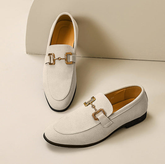 Vantor – Mocasines sin cordones con detalle metálico para hombre