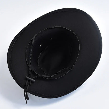 Dakron – Sombrero vaquero de ala ancha estilo western para hombre