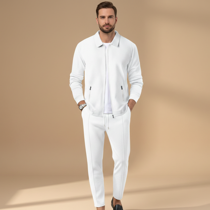 Zyron – Conjunto deportivo con chaqueta de cremallera y pantalón para hombre