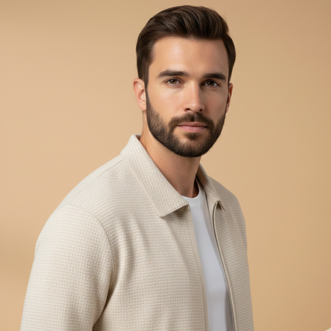 Zyron – Conjunto deportivo con chaqueta de cremallera y pantalón para hombre