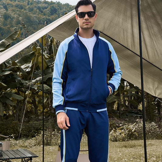 Axton – Conjunto deportivo con chaqueta de cremallera y pantalón para hombre