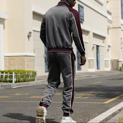 Axton – Conjunto deportivo con chaqueta de cremallera y pantalón para hombre