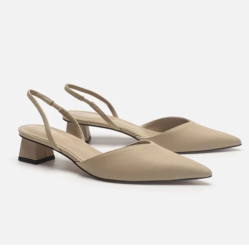 Zapatos de tacón estilizado tipo slingback – SLIMSTRAP