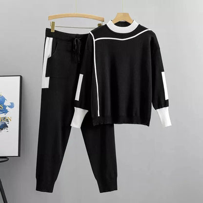VALERIA – Conjunto deportivo de talla grande con suéter y pantalones